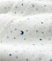 Dors-bien nuit étoilée bébé garçon en tubique blanc MARSHMALLOW/blanc MULTICO