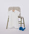Combicourte bébé en coton et son col brodé blanc MARSHMALLOW