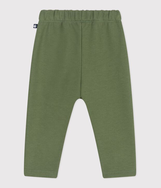 Pantalon de jogging b&eacute;b&eacute; en coton uni kaki