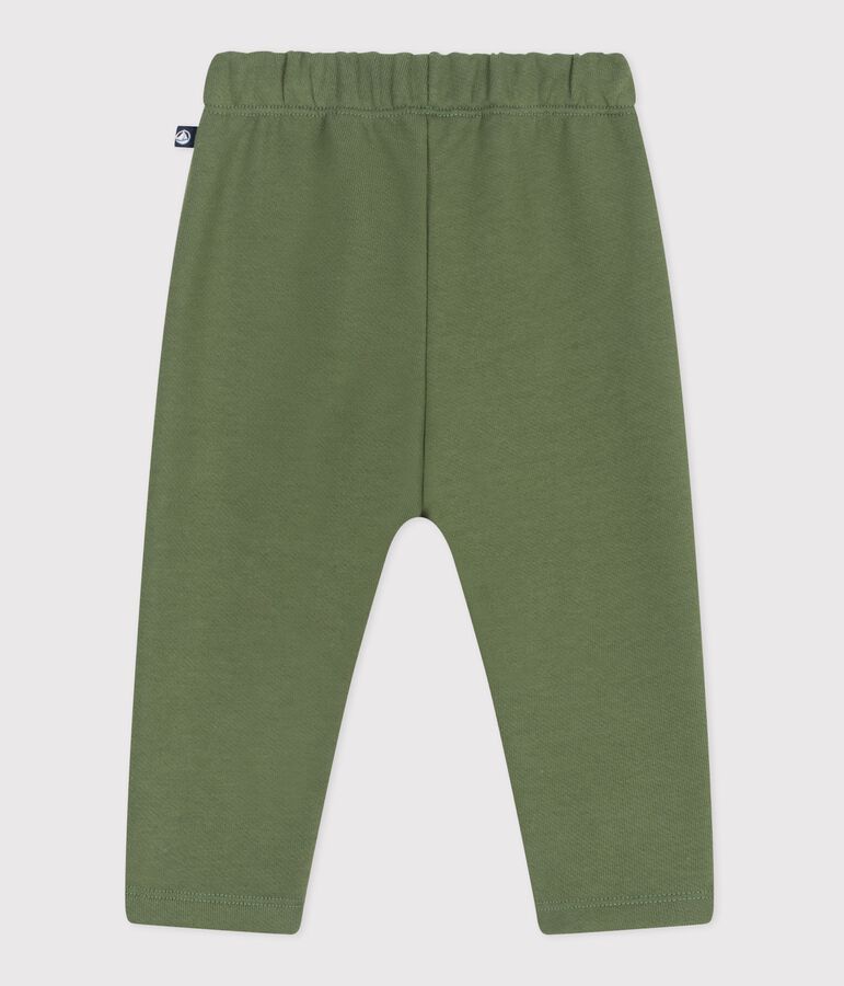 Pantalon de jogging b&eacute;b&eacute; en coton uni vert OLIVINE