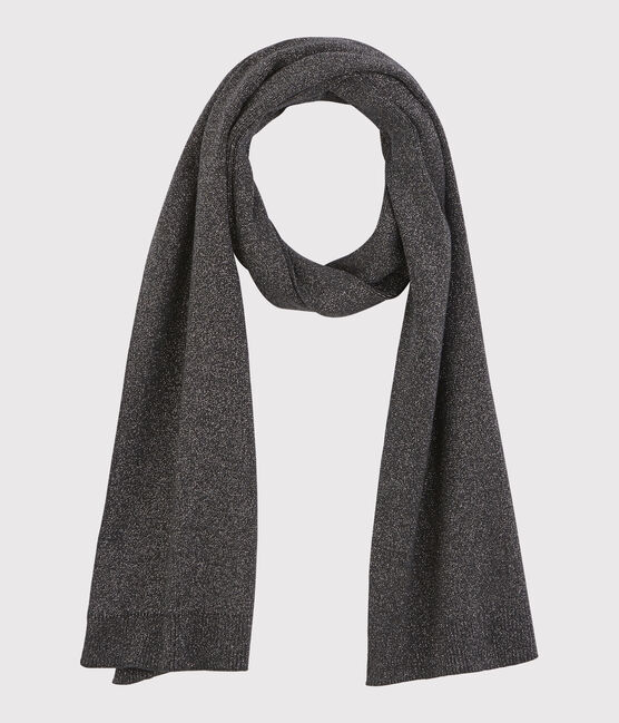 Echarpe brillante Femme noir CITY/gris ARGENT