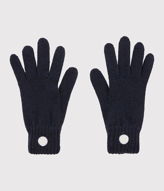Gants enfant garçon-fille bleu SMOKING
