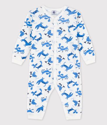 PETIT BATEAU - Dors-bien bébé imprimé fantaisie sans pieds en coton