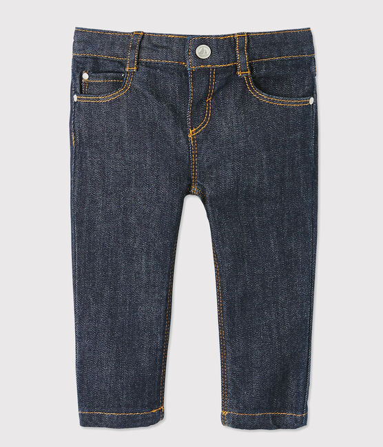Pantalon slim bébé garçon en jean bleu JEAN