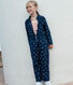 Combinaison enfant en coton manches longues fleurie