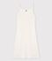 Robe à bretelles iconique en coton ajouré Femme blanc MARSHMALLOW
