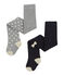 Lot de 2 paires de collants bébé fille gris SUBWAY/bleu SMOKING