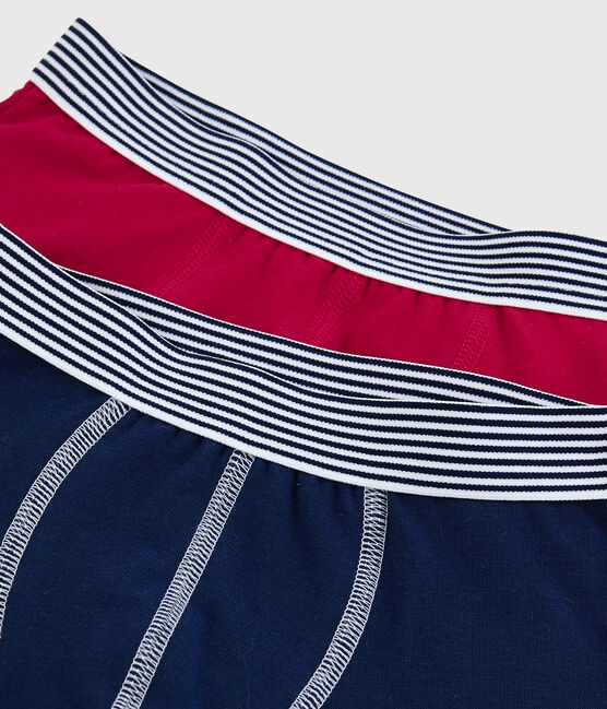 Lot de 2 boxers  petit garçon en coton biologique et elasthanne variante 1