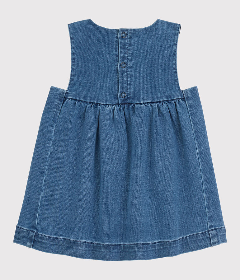 Robe en denim b&eacute;b&eacute;. bleu JEANS