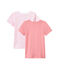 Lot de 2 t-shirts fille manches courtes blanc LOT
