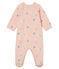 Dors Bien bébé fille en molleton rose MINOIS/blanc MULTICO