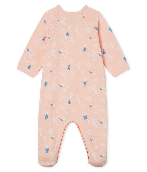 Dors Bien b&eacute;b&eacute; fille en molleton rose/multicouleur