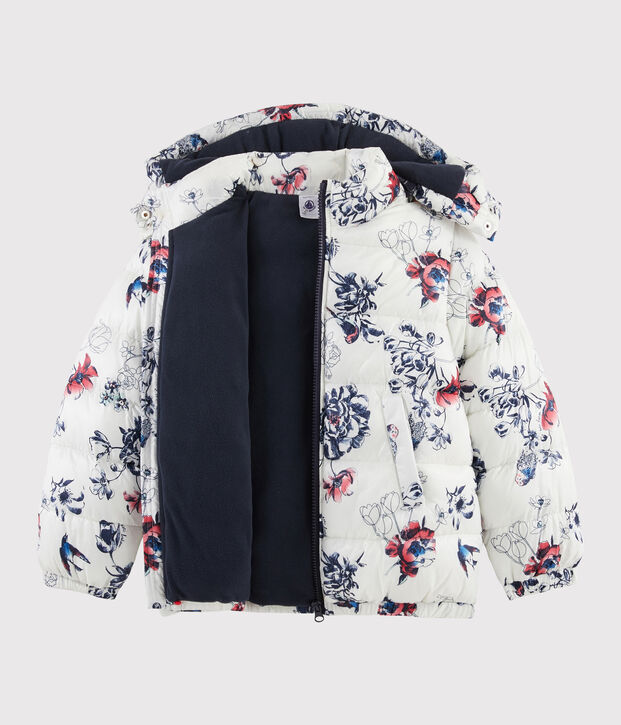 Doudoune enfant Fille blanc/multicouleur