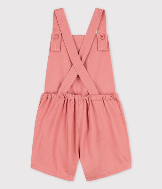 Combishort en lyocell enfant fille rose PAPAYE