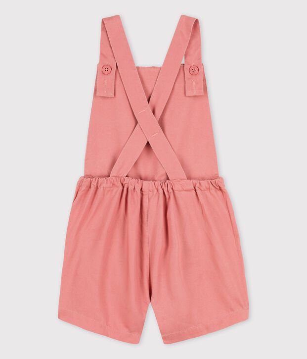 Combishort en lyocell enfant fille rose