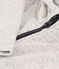 Sweatshirt zippé à capuche enfant garçon gris BELUGA CHINE