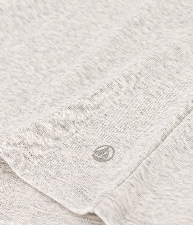 Tee-shirt L'ICONIQUE col rond en coton Femme gris