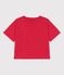 Tee-shirt LE BOXY en coton Femme rouge PEPS