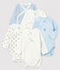 Lot de 5 bodies naissance manches longues bébé
