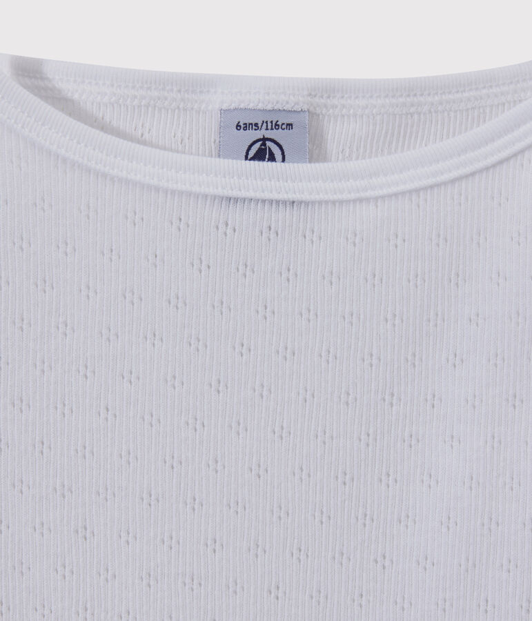 Lot de 2 chemises &agrave; bretelles ajour&eacute;es petite fille variante 1