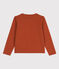 Cardigan en coton enfant fille marron RUSTY
