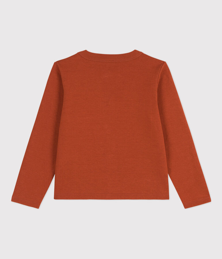 Cardigan en coton enfant fille marron RUSTY