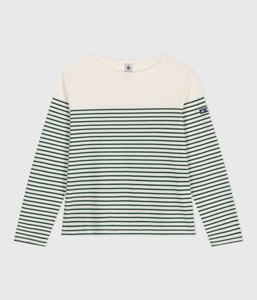 Tee-shirt marinière femme en coton