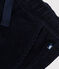 Pantalon droit en velours enfant garçon bleu SMOKING