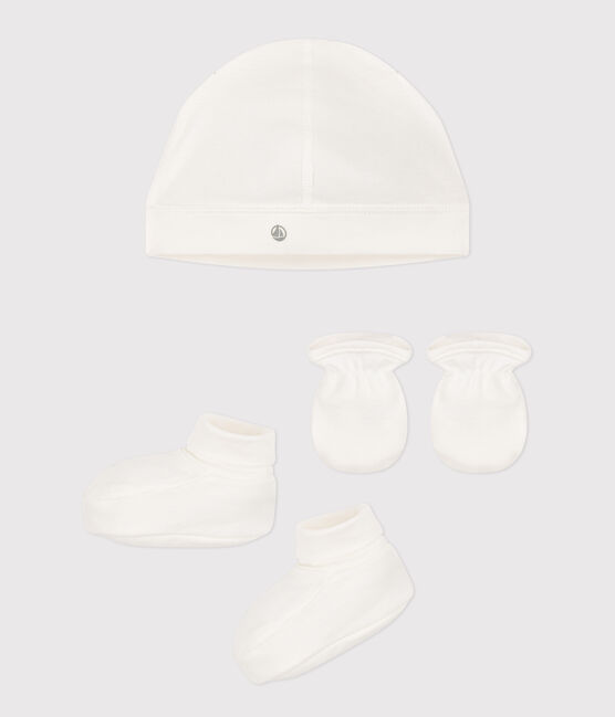 Lot de bonnet chaussons et moufles bébé variante 1