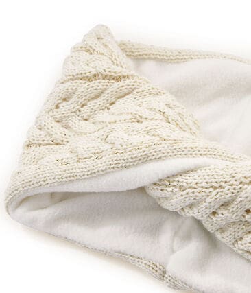 Snood - tour de cou enfant caramel en laine mélangée taille 2/4 ans -  tricot : accessoires-enfant par lydie-creativ