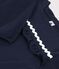 Tee-shirt manches longues en coton enfant fille bleu SMOKING
