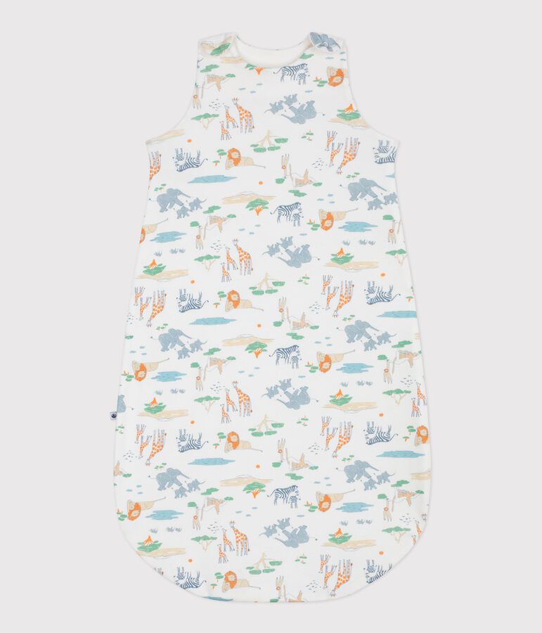 Gigoteuse b&eacute;b&eacute; en coton imprim&eacute; TOG 0,5 blanc/multicouleur