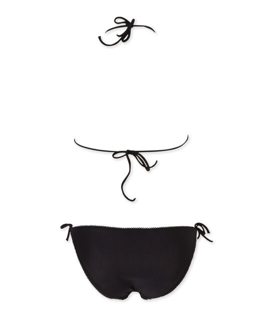 Maillot de bain femme 2 pièces noir Noir