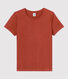 Tee-shirt LE DROIT col rond en coton bio Femme