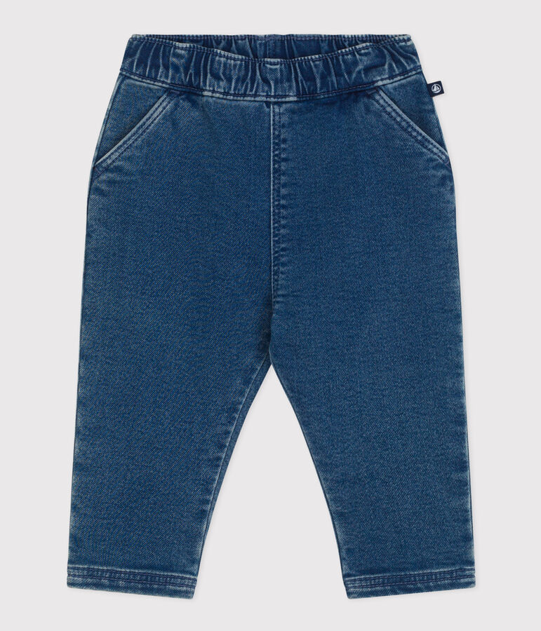 Jean en denim b&eacute;b&eacute; bleu BLEU DELAVE