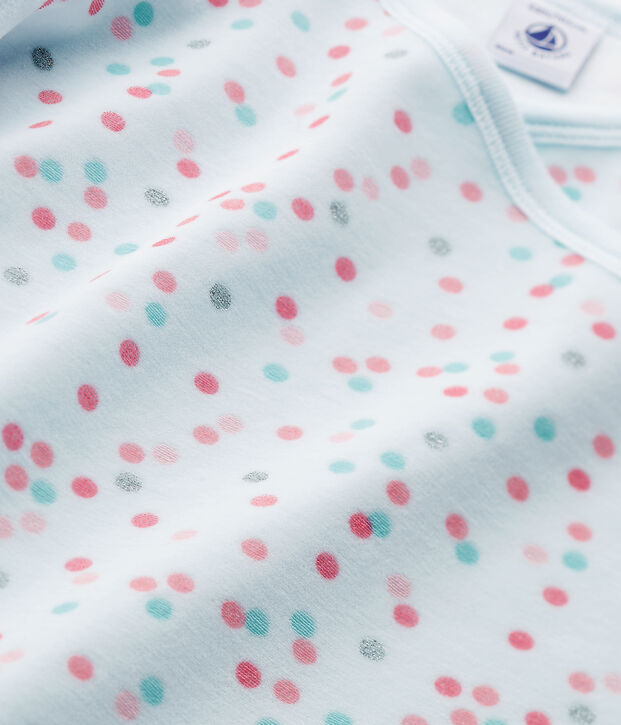 Chemise de nuit fille en bouclette velours rose/bleu/multicouleur