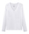 Tee shirt manches longues coton sea island femme blanc ECUME