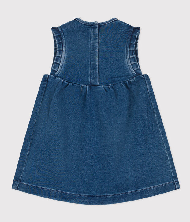 Robe en denim &eacute;coreponsable b&eacute;b&eacute; bleu