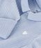 Pyjama b&eacute;b&eacute; en velours avec col uni bleu clair