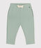 Pantalon en molleton bébé vert HERBIER