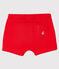 Short bébé mixte uni rouge PEPS