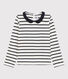 Tee-shirt manches longues en coton enfant fille