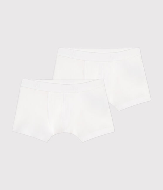 Lot de 2 boxers blancs petit garçon variante 1