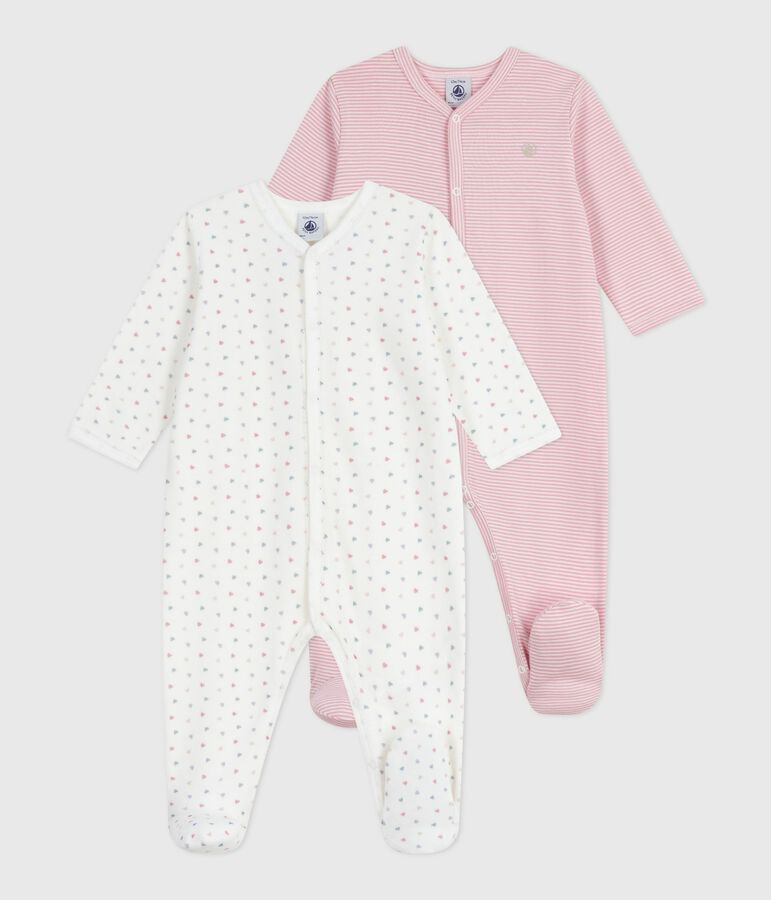 Lot de pyjamas b&eacute;b&eacute; en coton imprim&eacute; variante 1