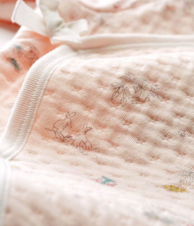 Dors bien b&eacute;b&eacute; fille en tubique rose/bleu/multicouleur