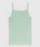 Chemise à bretelles L'ICONIQUE en coton Femme vert HERBIER
