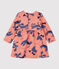 Robe imprimé animaux en molleton bébé rose PAPAYE/ MULTICO