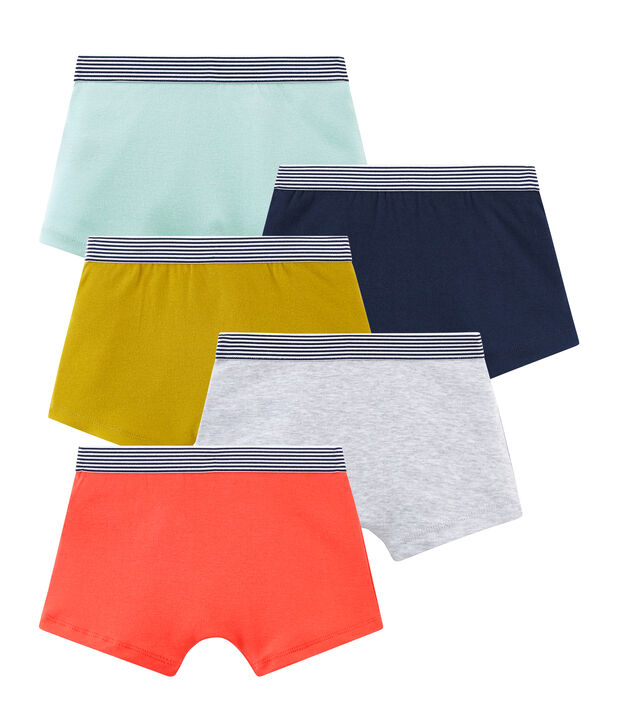 Lot de 5 boxers petit gar&ccedil;on multicouleur