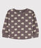 Sweatshirt imprimé en molleton enfant fille / garçon BONGRIS/ MULTICO