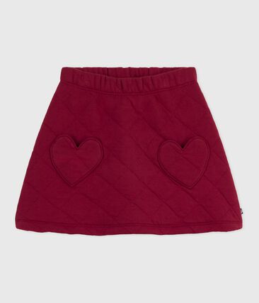 Jupe en coton enfant unie